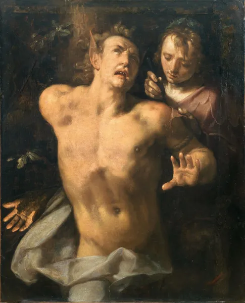 The Flaying Of Marsyas av Cornelis Cornelisz Van Haarlem