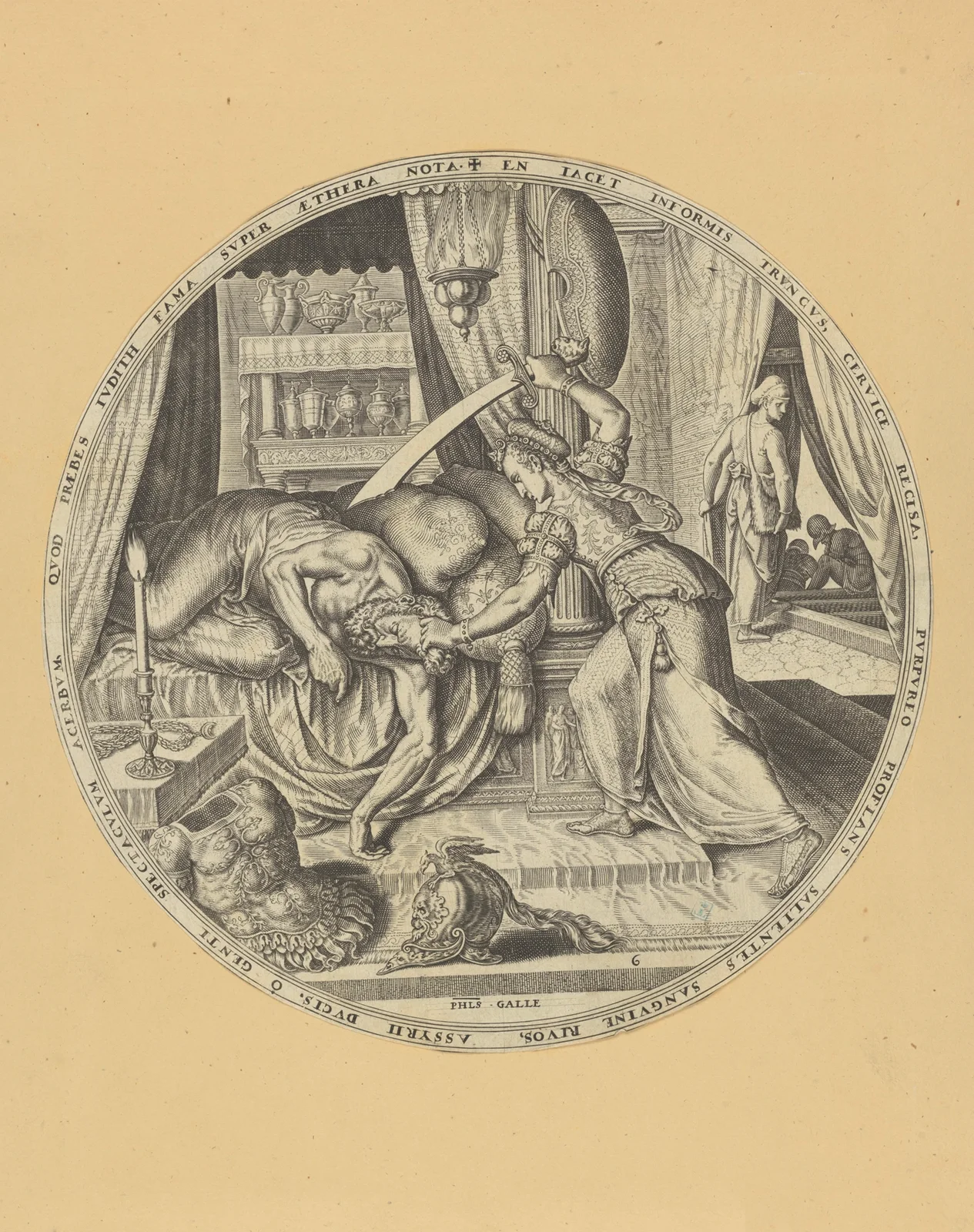 Judith Slaying Holofernes av Maarten Van Heemskerck