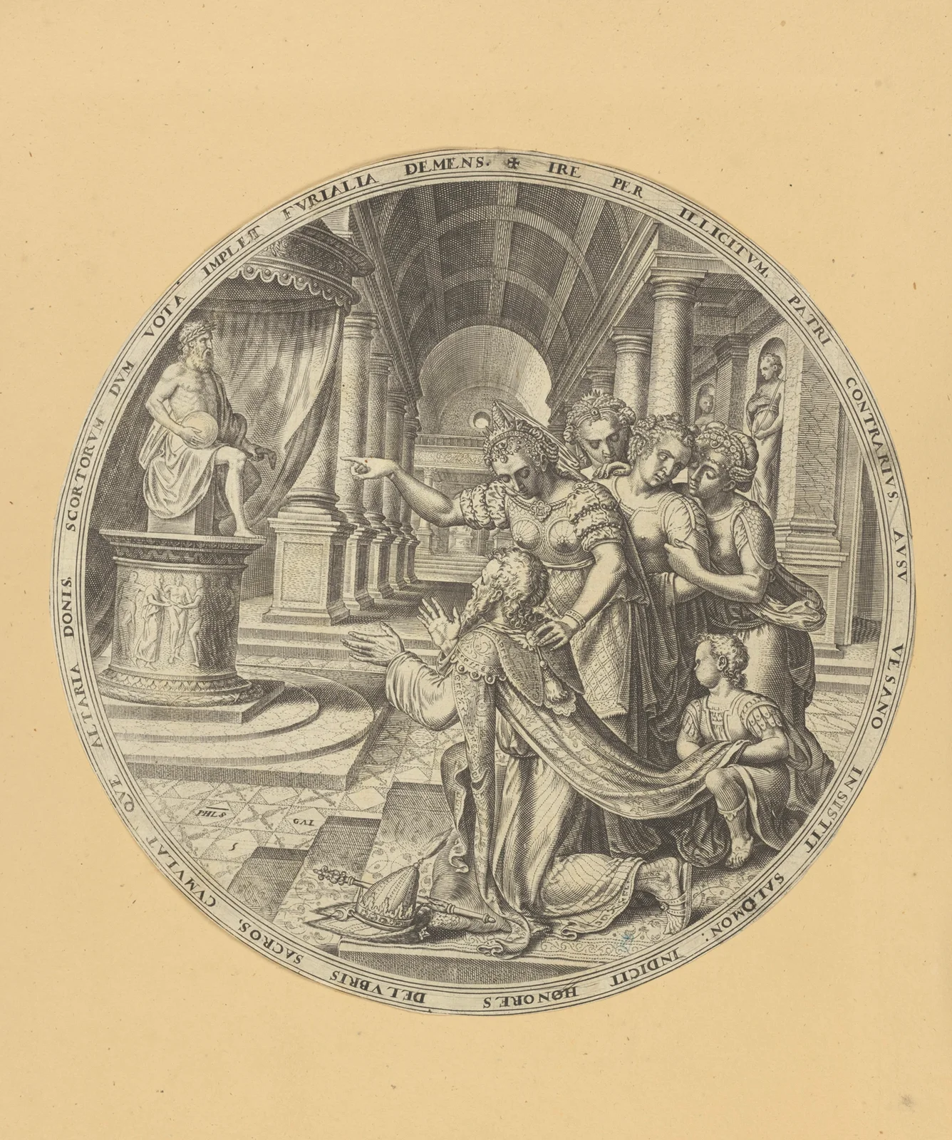 Solomon’s Idolatry av Maarten Van Heemskerck
