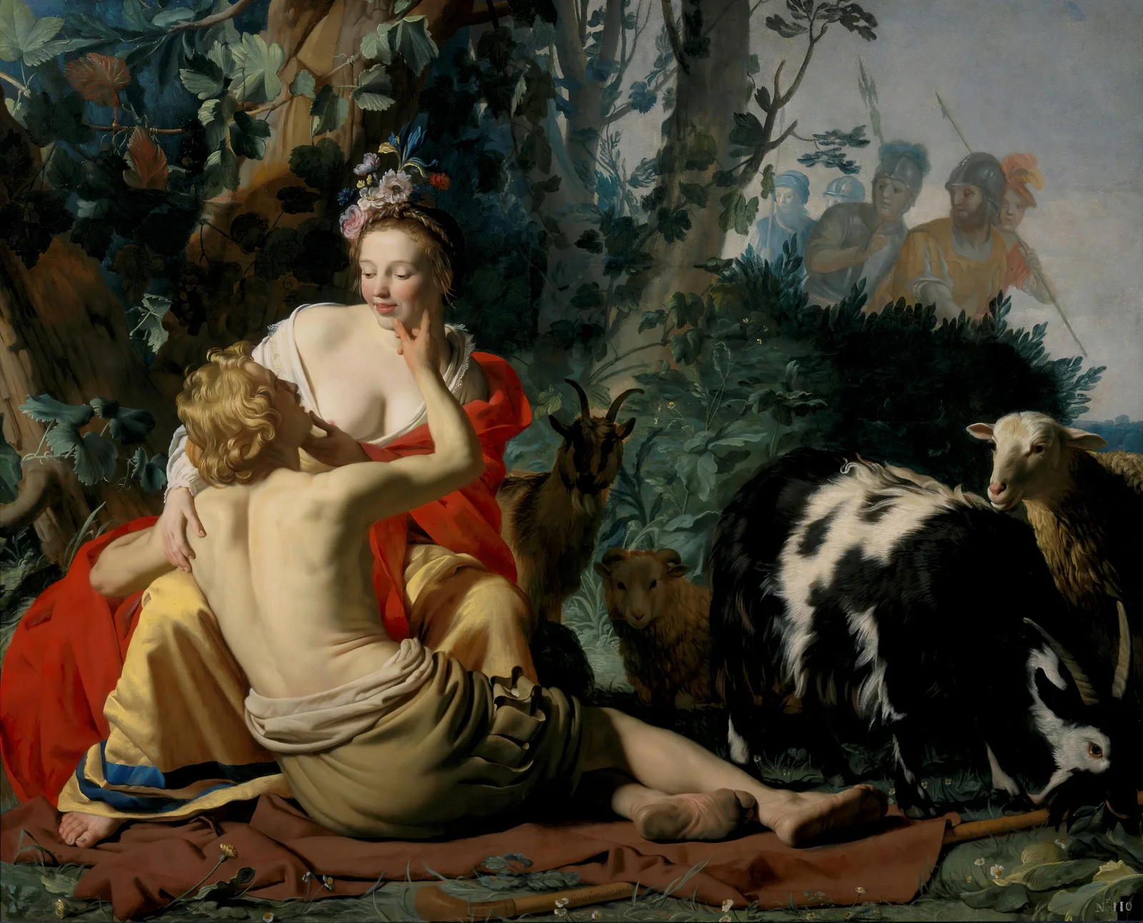 Granida and Daifilo av Gerard van Honthorst