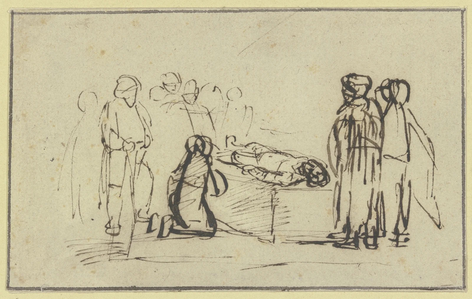 Entombment av Samuel van Hoogstraten