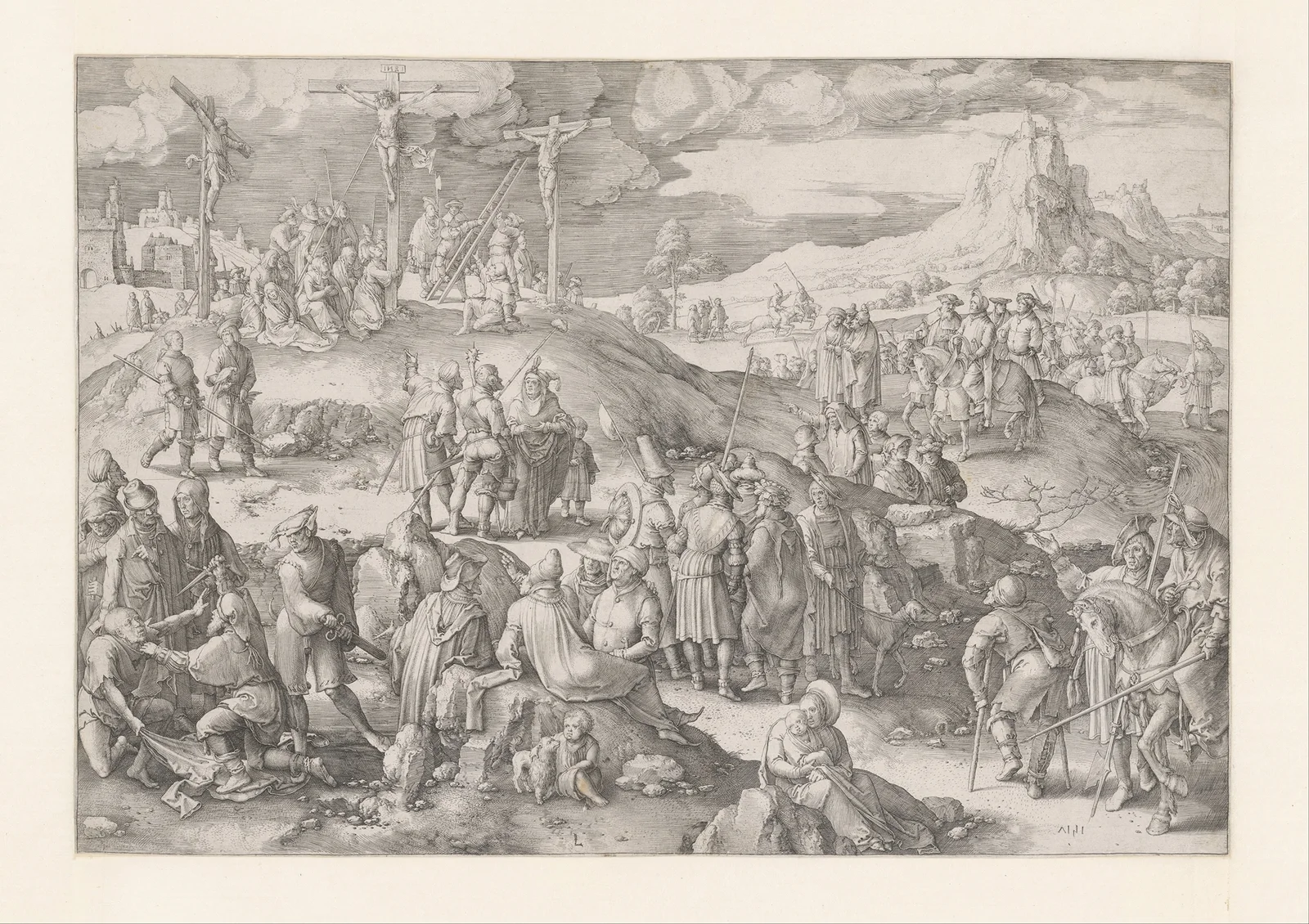 Golgotha av Lucas Van Leyden