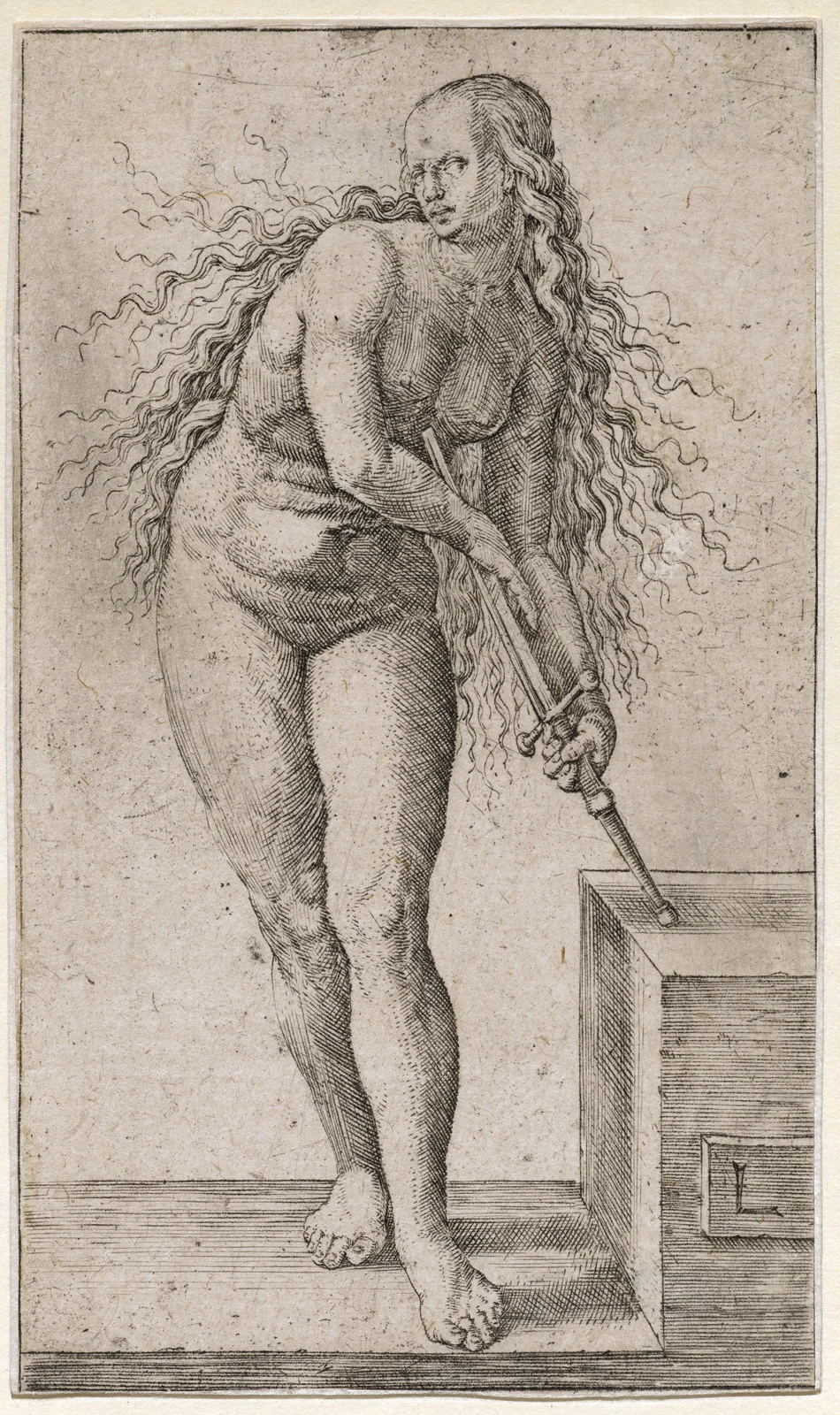 Lucretia av Lucas Van Leyden