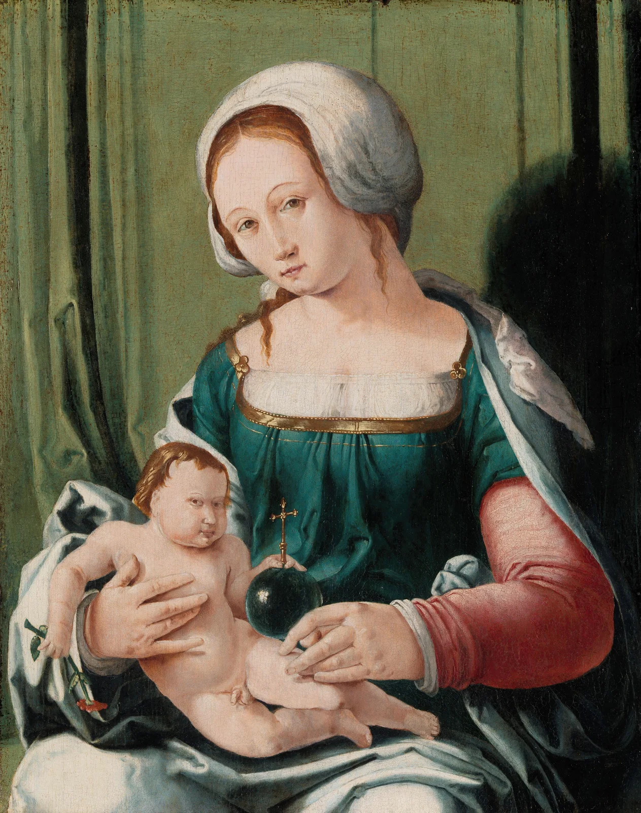 Virgin and Child av Lucas Van Leyden