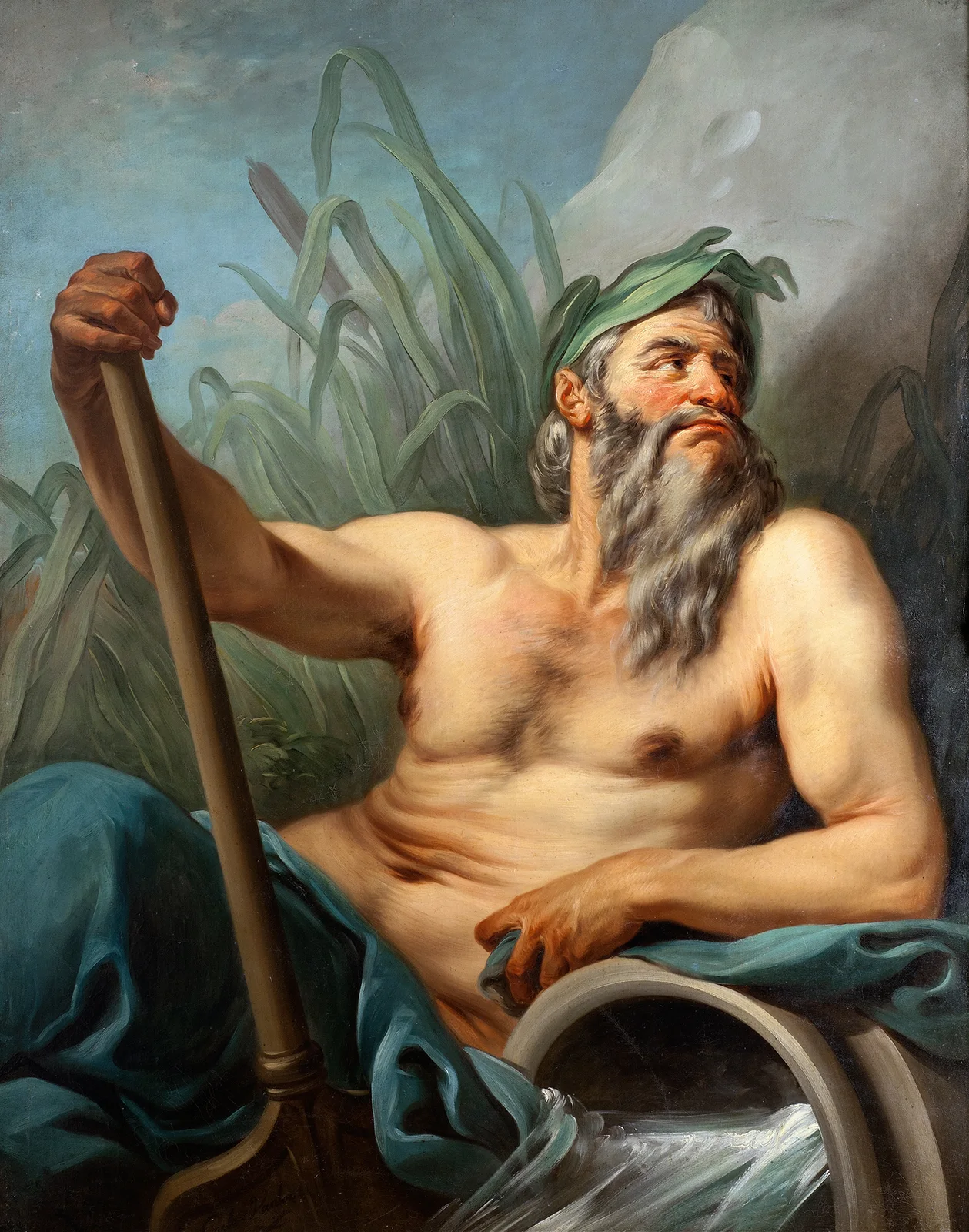 River God av Charles-André van Loo