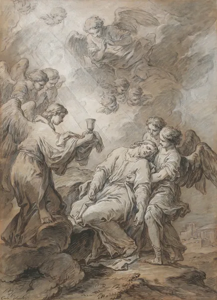 The Agony in the Garden av Charles-André van Loo