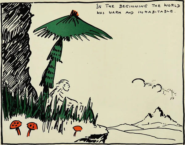 In the beginning the world was warm and inhabitable av Hendrik Willem Van Loon