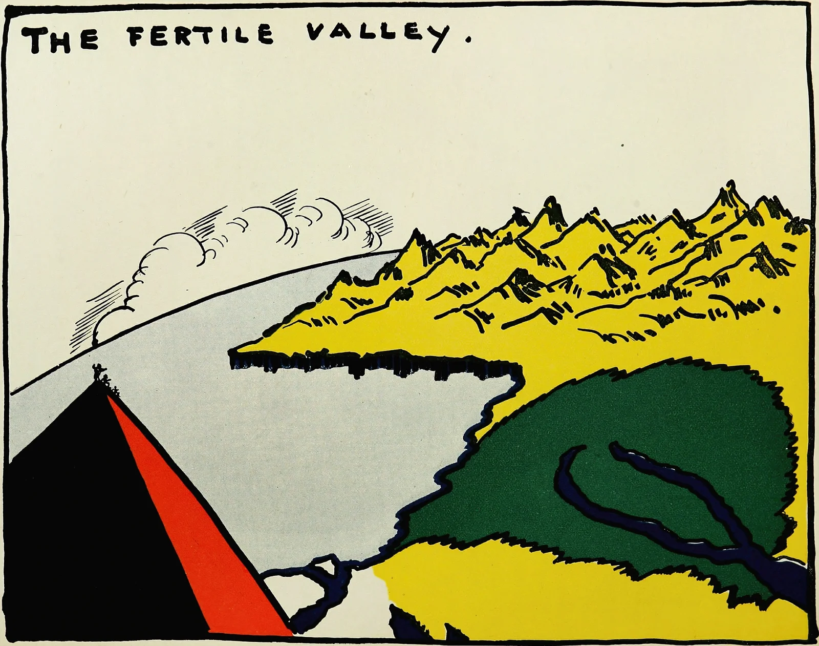 The fertile valley av Hendrik Willem Van Loon