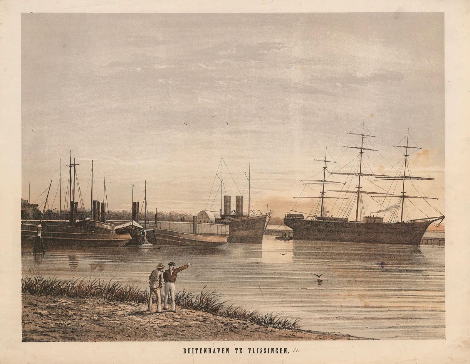 Buitenhaven te Vlissingen av Hendrik Jan van Lummel