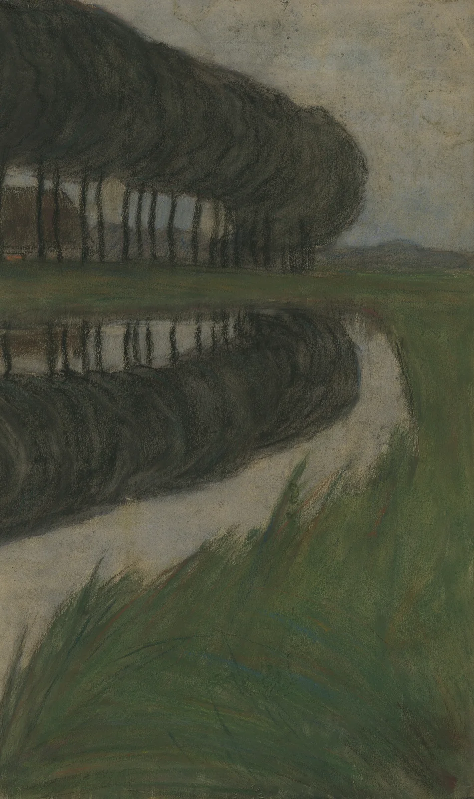 Bomen langs de vaart av Eugeen Van Mieghem