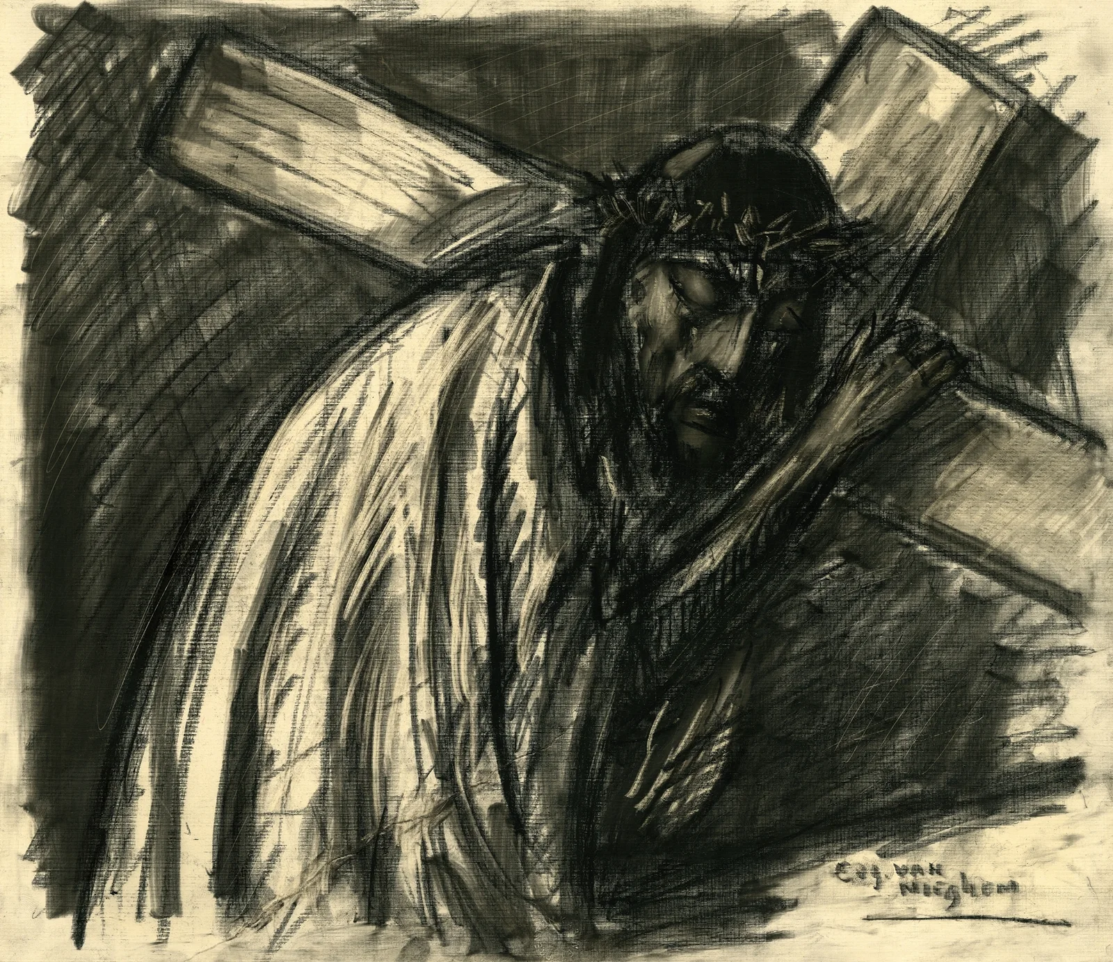 Christus av Eugeen Van Mieghem