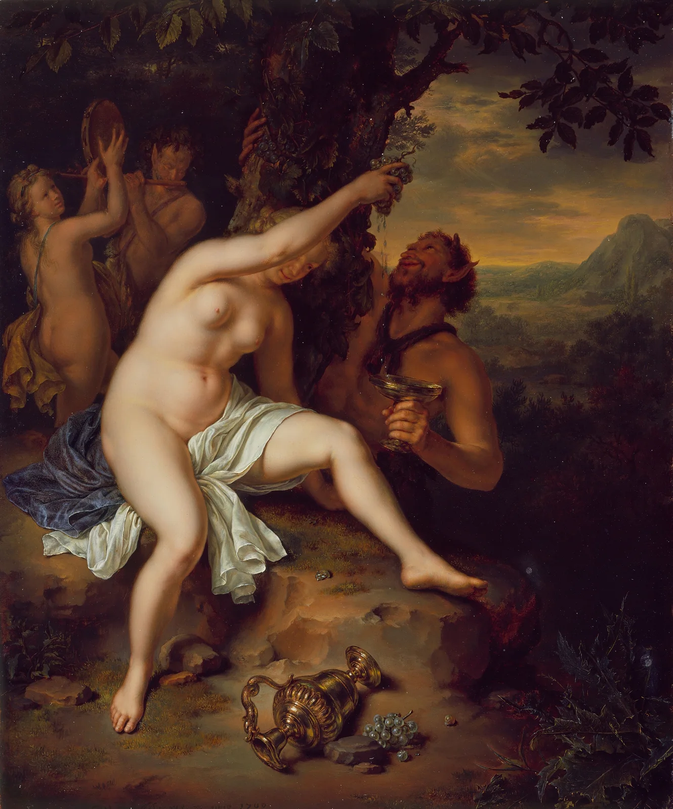 Bacchanalian Scene av Willem Van Mieris