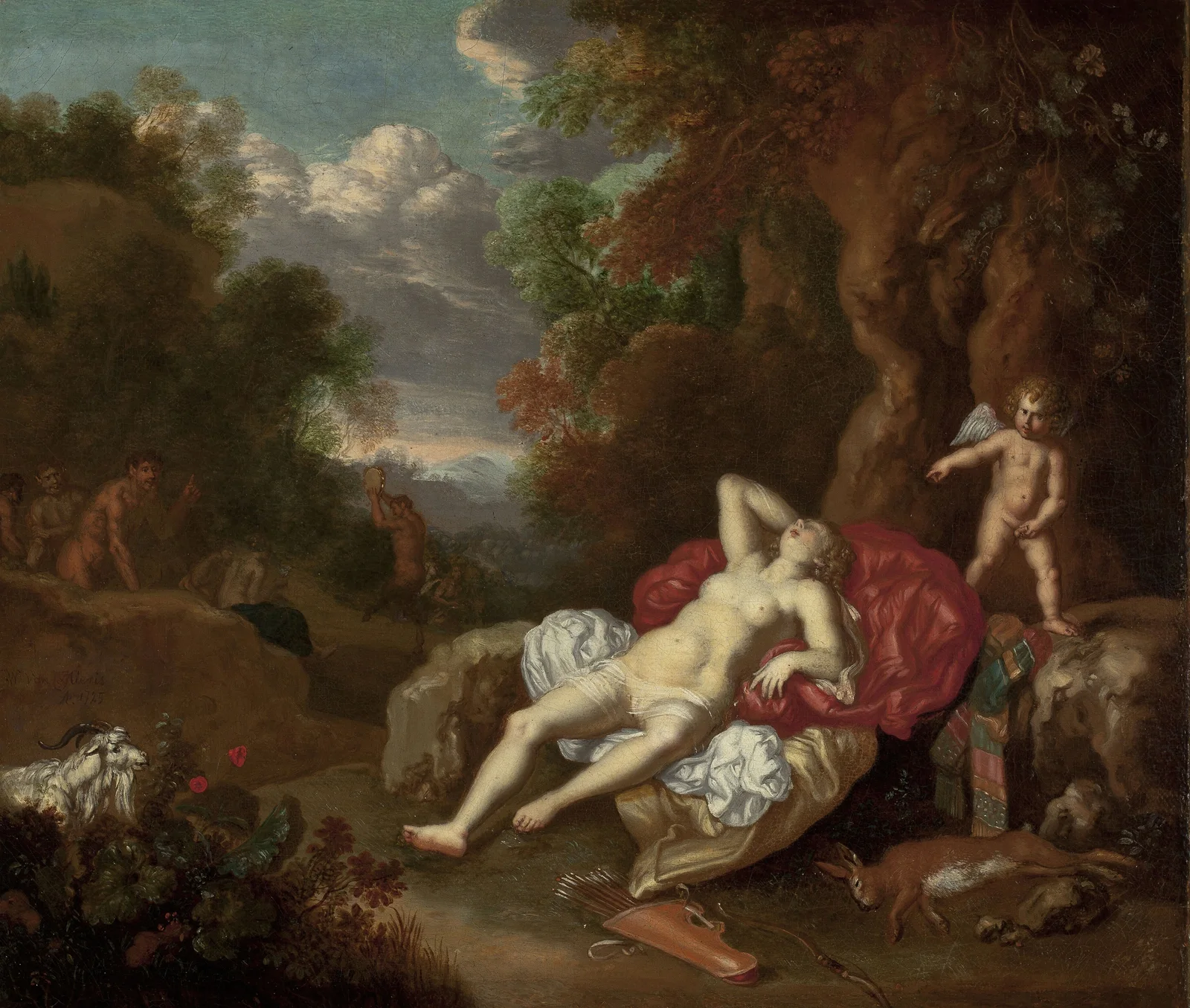 Sleeping Venus av Willem Van Mieris