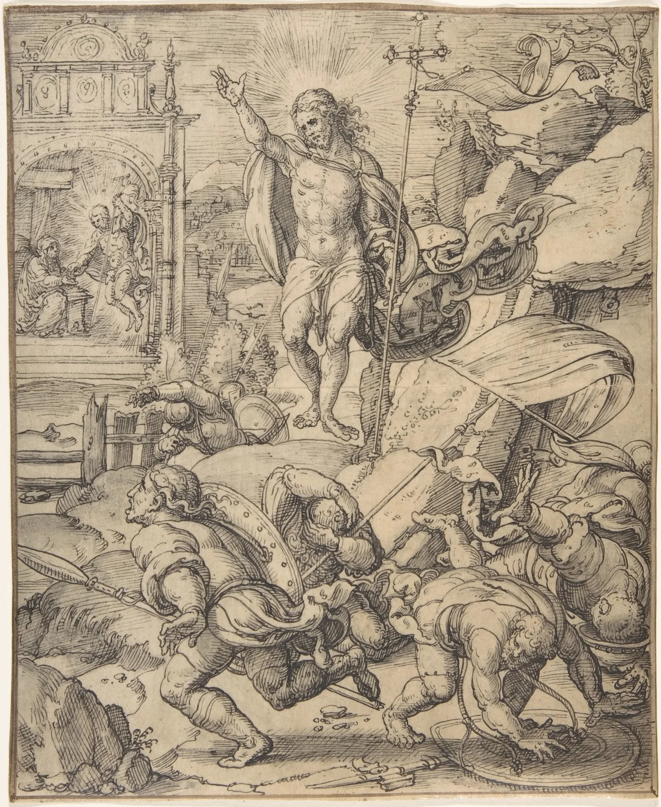 The Resurrection (early 16th century) av Bernard van Orley