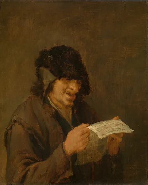 Man Singing av Adriaen van Ostade