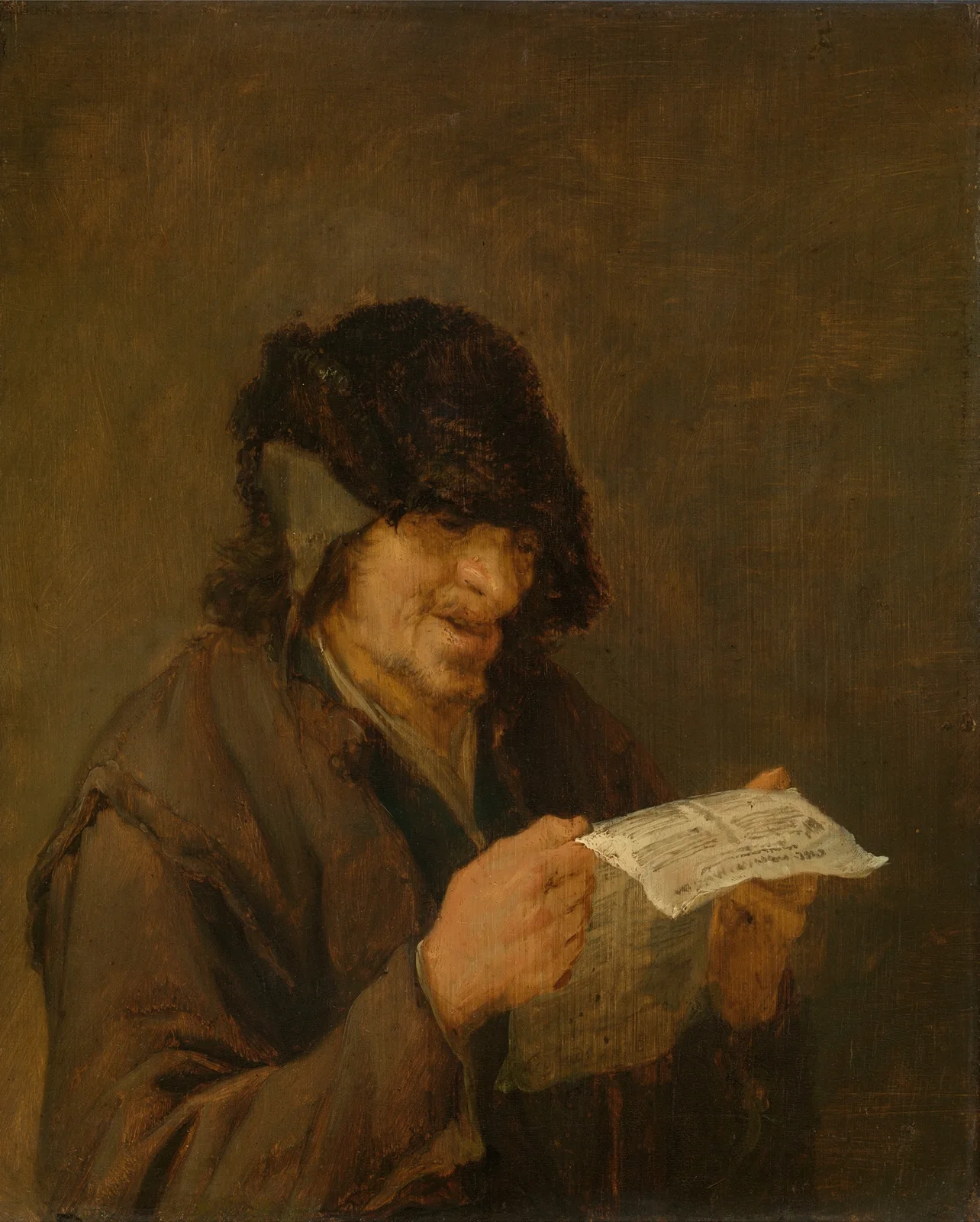 Man Singing av Adriaen van Ostade