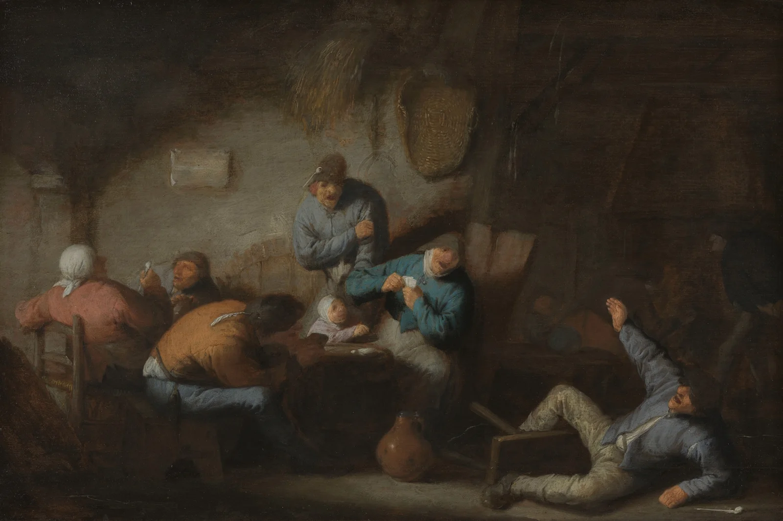 Tavern Scene av Adriaen van Ostade