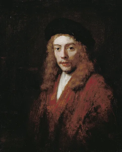 A Young man, perhaps the Artist’s Son Titus av Rembrandt van Rijn