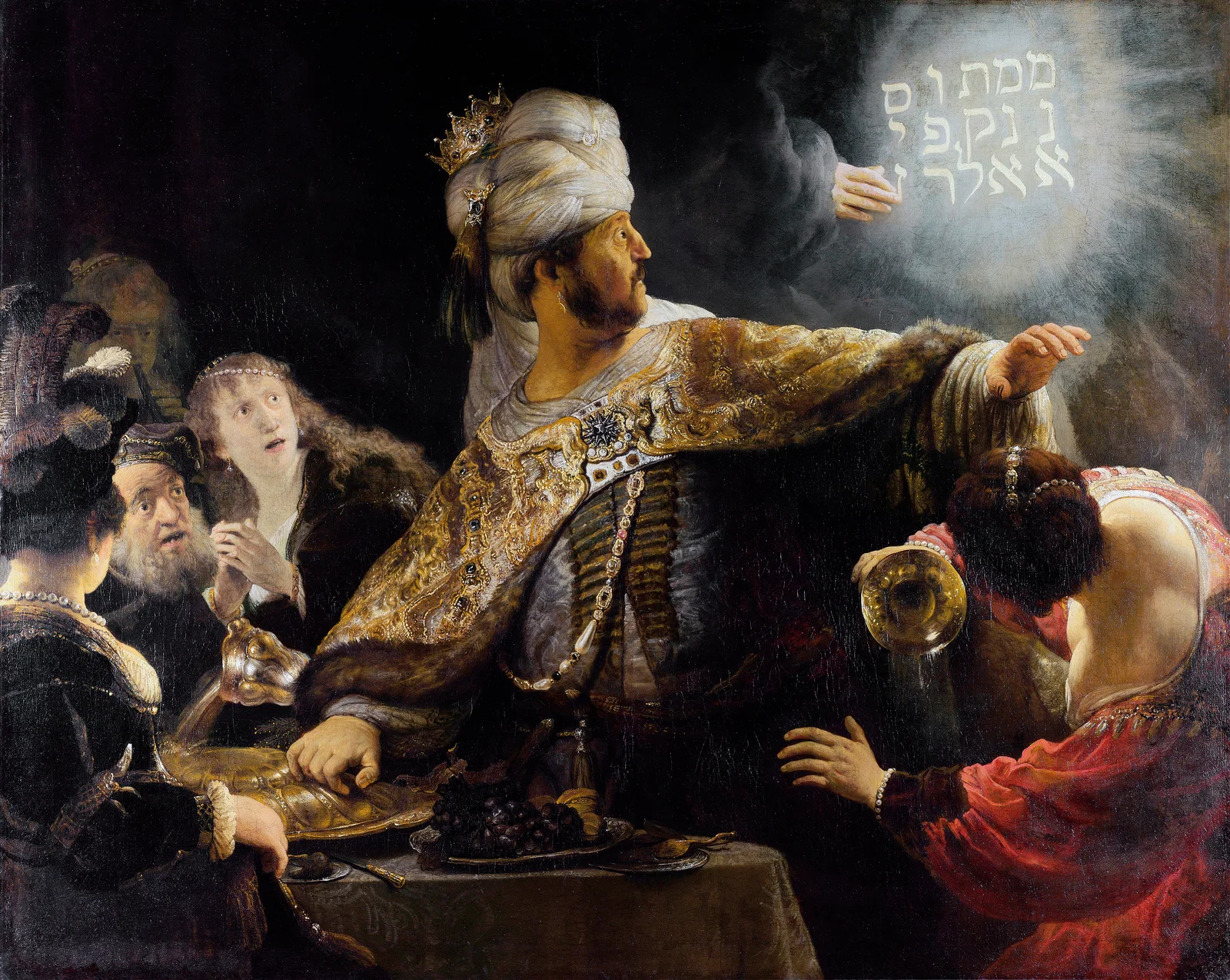 Belshazzar’s feast (from 1634 until 1639) av Rembrandt van Rijn