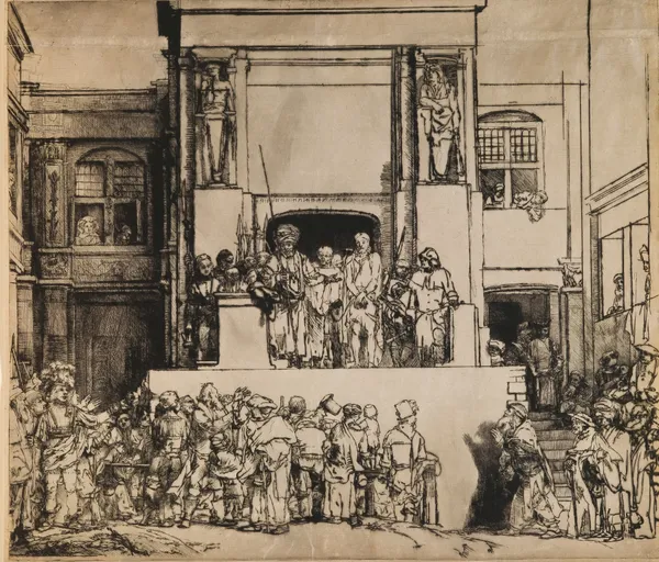 Christ Presented to the People (‘The Ecce Homo’), 1655 – nr 1 av Rembrandt van Rijn