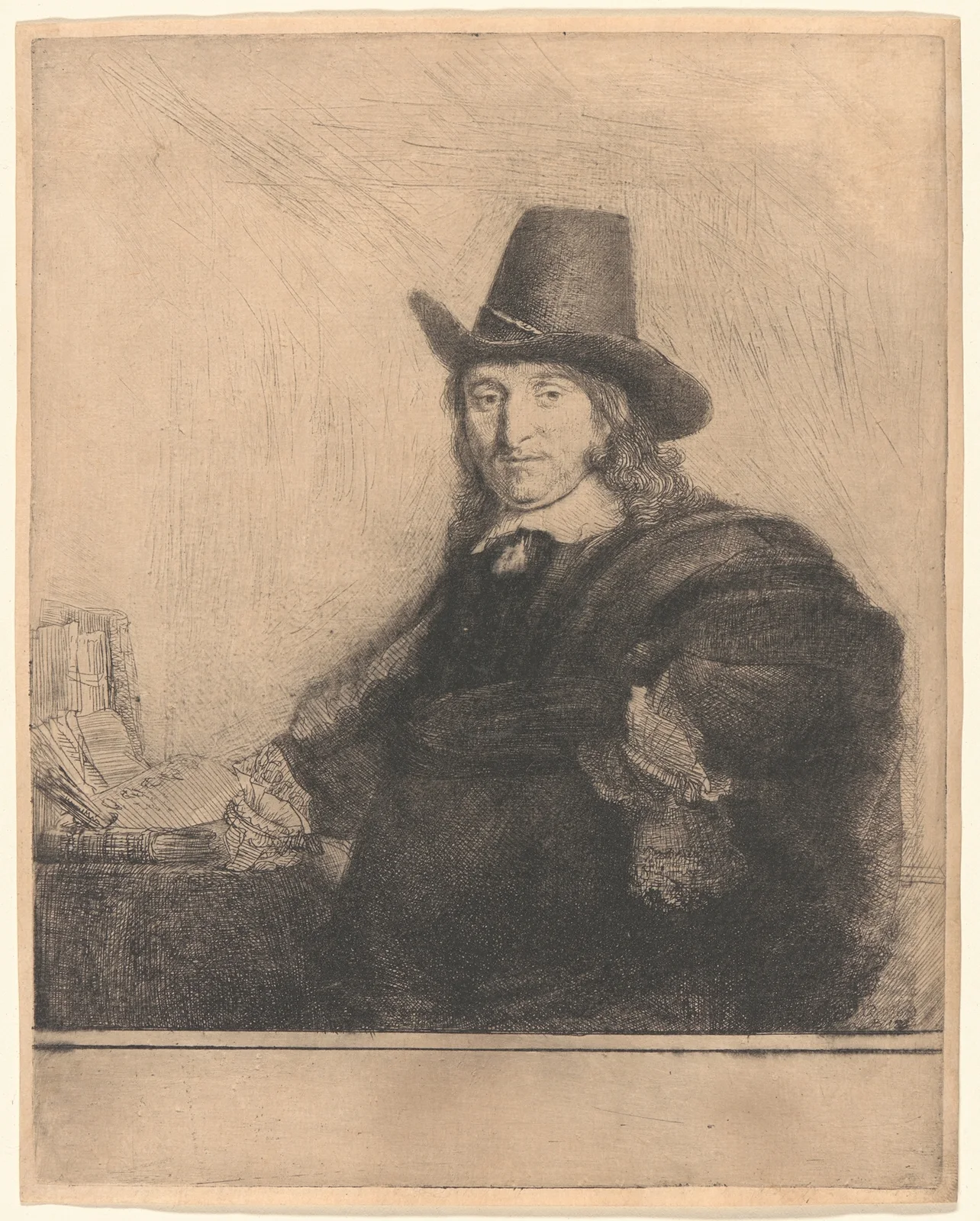 Jan Asselijn, Painter (Krabbetje) av Rembrandt van Rijn