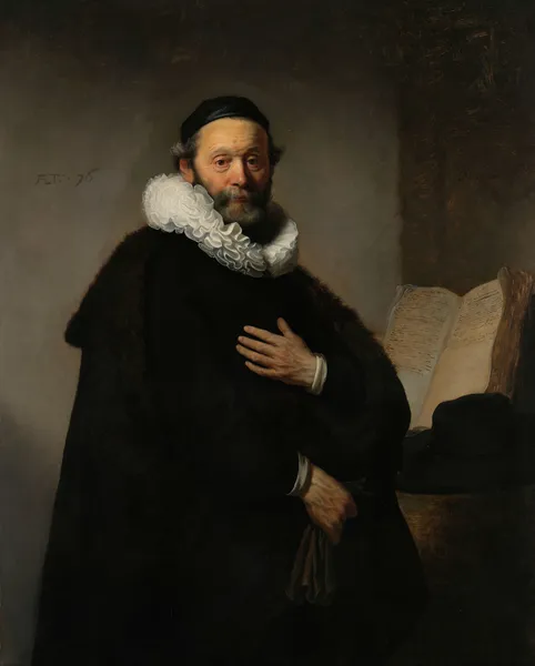 Johannes Wtenbogaert av Rembrandt van Rijn
