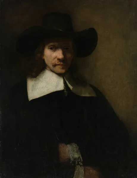 Portrait of a Man, 1655 av Rembrandt van Rijn