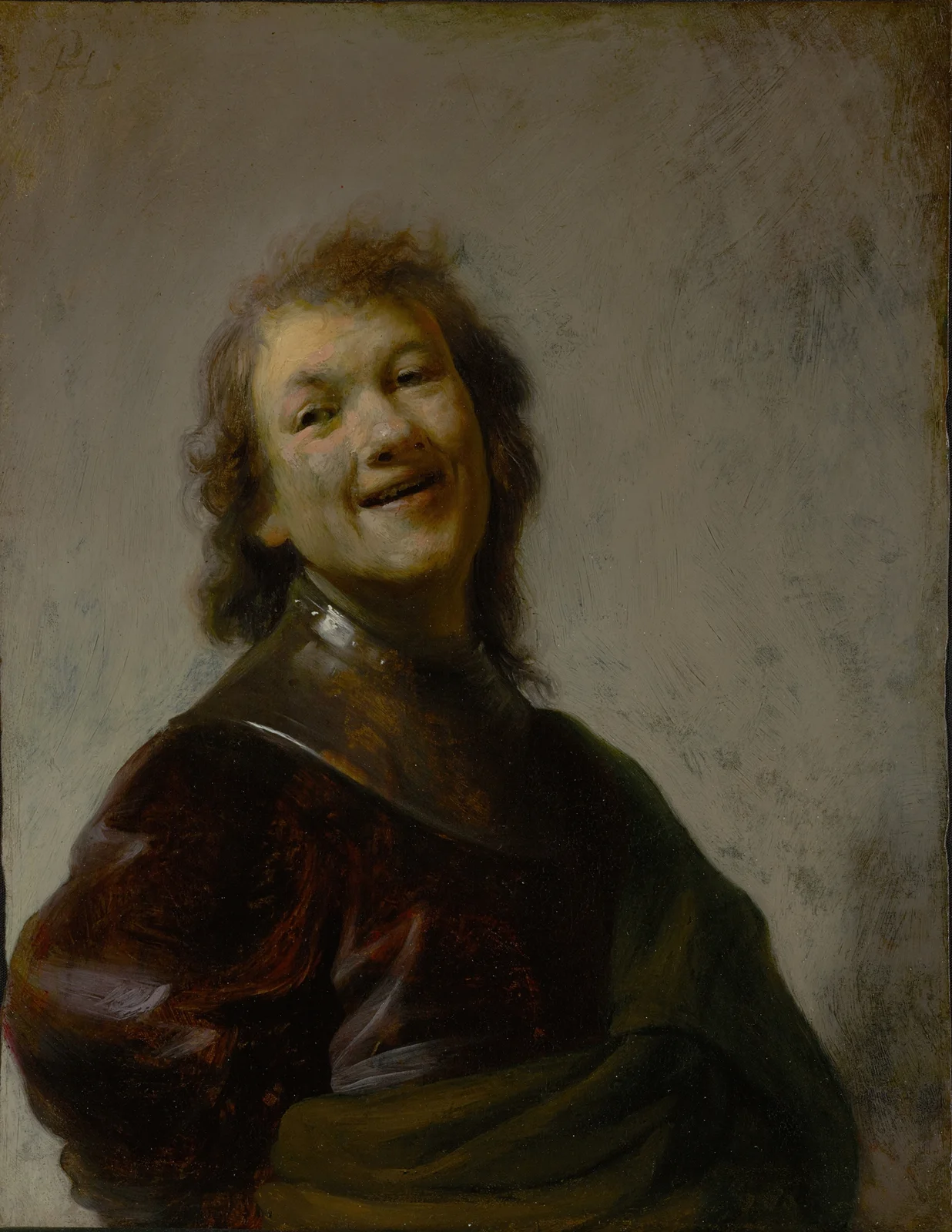 Rembrandt Laughing av Rembrandt van Rijn