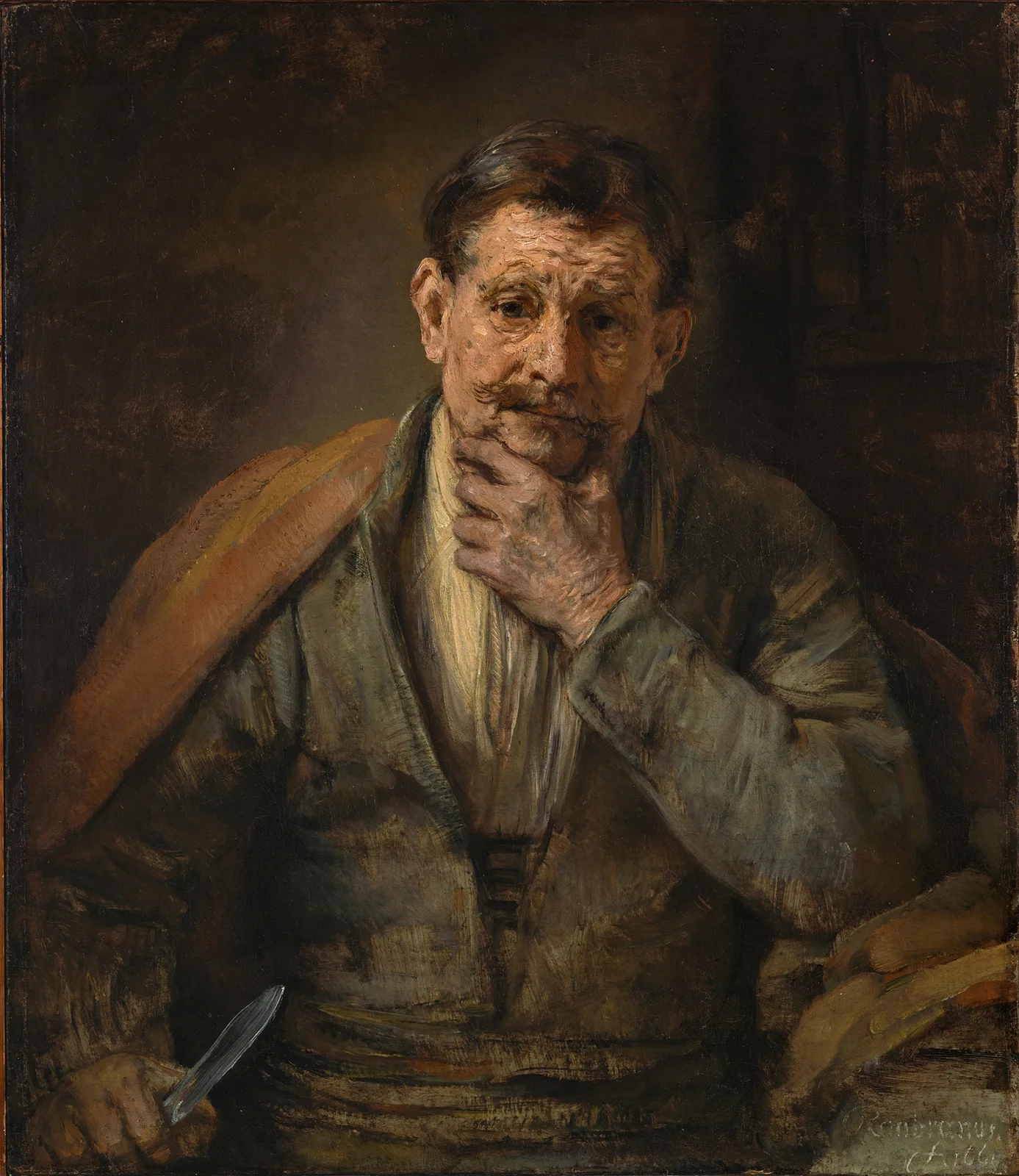 Saint Bartholomew av Rembrandt van Rijn