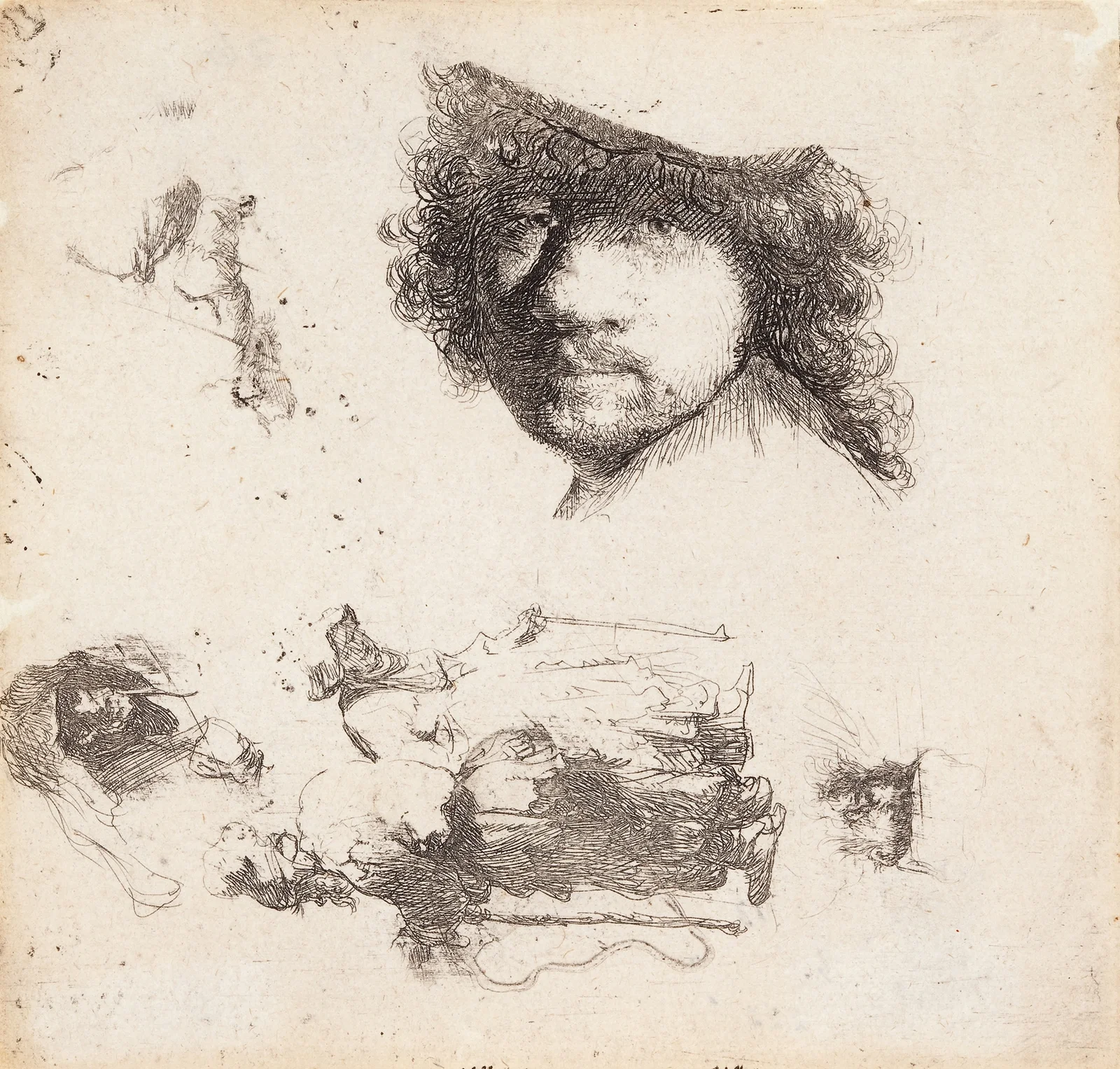 Self Portrait av Rembrandt van Rijn