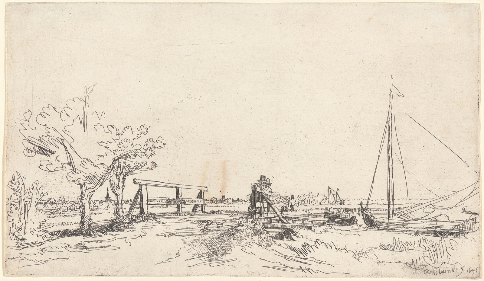 Six’s Bridge av Rembrandt van Rijn