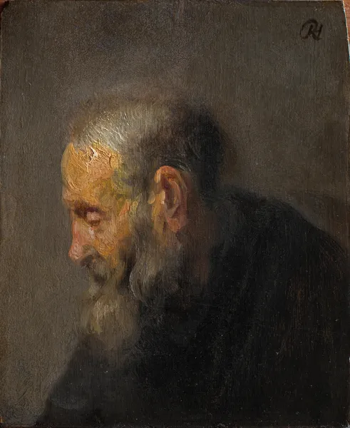 Study of an Old Man in Profile av Rembrandt van Rijn