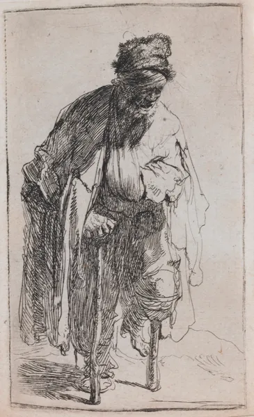 The Beggar with a Wooden Leg av Rembrandt van Rijn