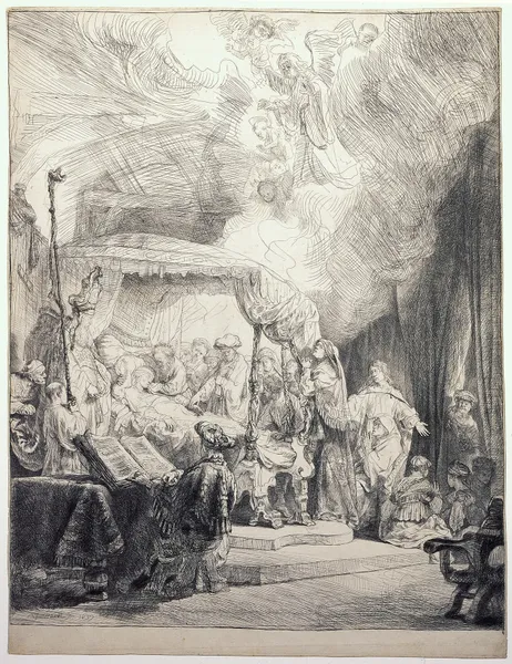 The Death of the Virgin, 1639 – nr 2 av Rembrandt van Rijn