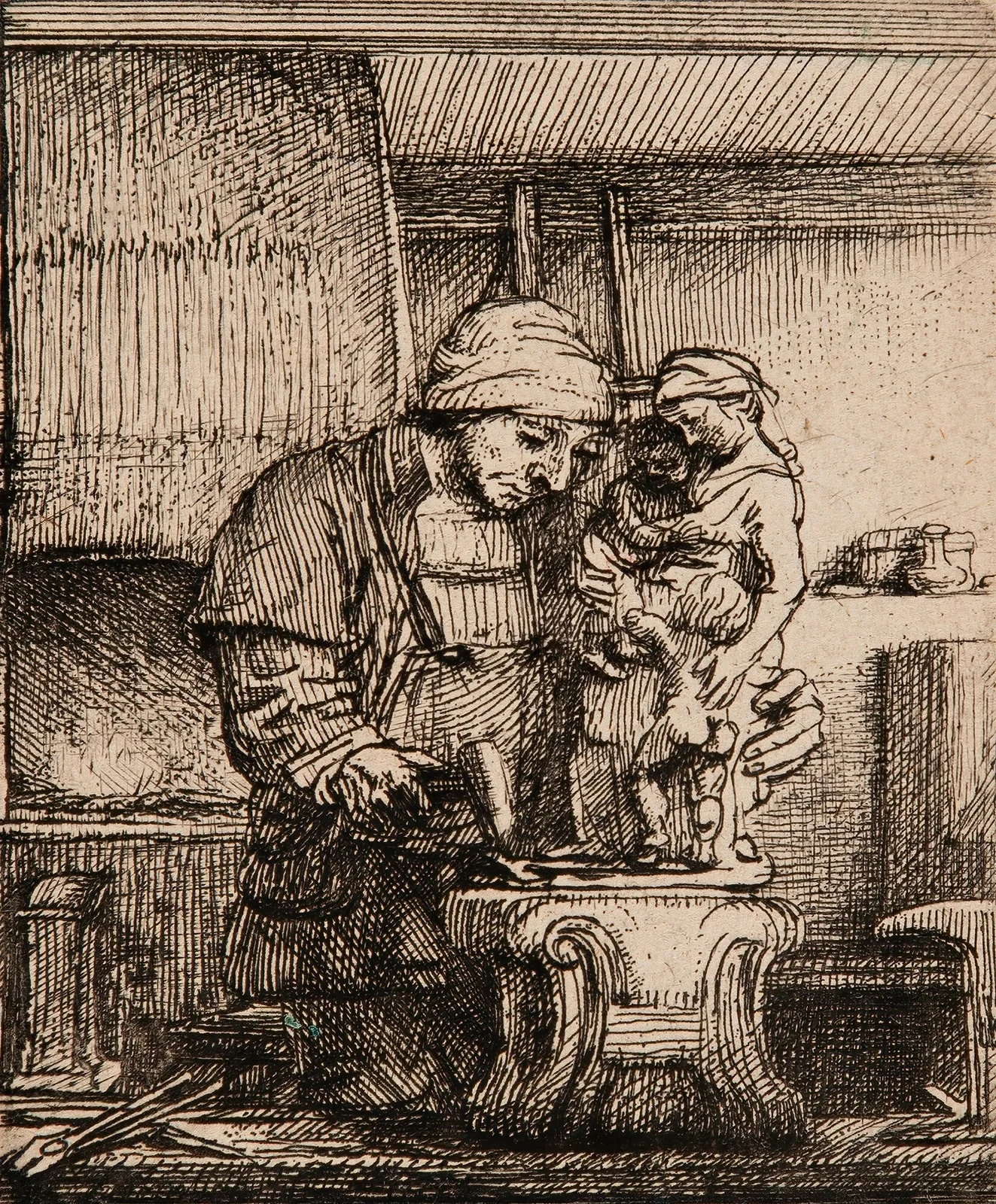 The goldsmith av Rembrandt van Rijn