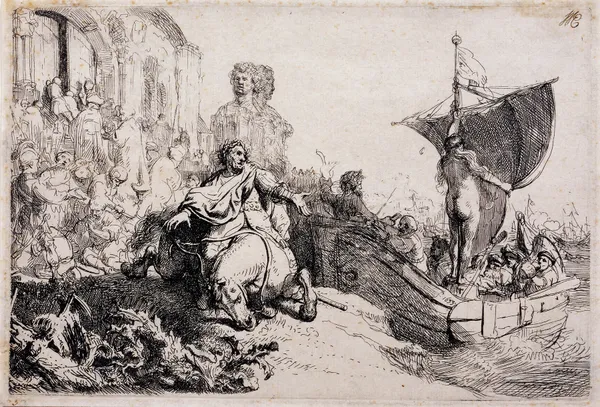The Ship of Fortune av Rembrandt van Rijn