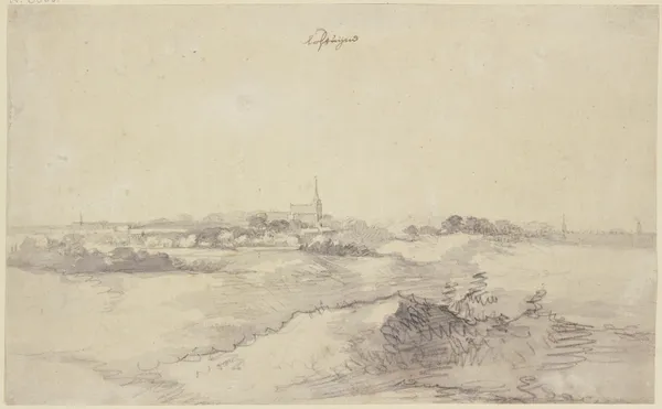 Loosduinen near Hague av Jacob van Ruisdael