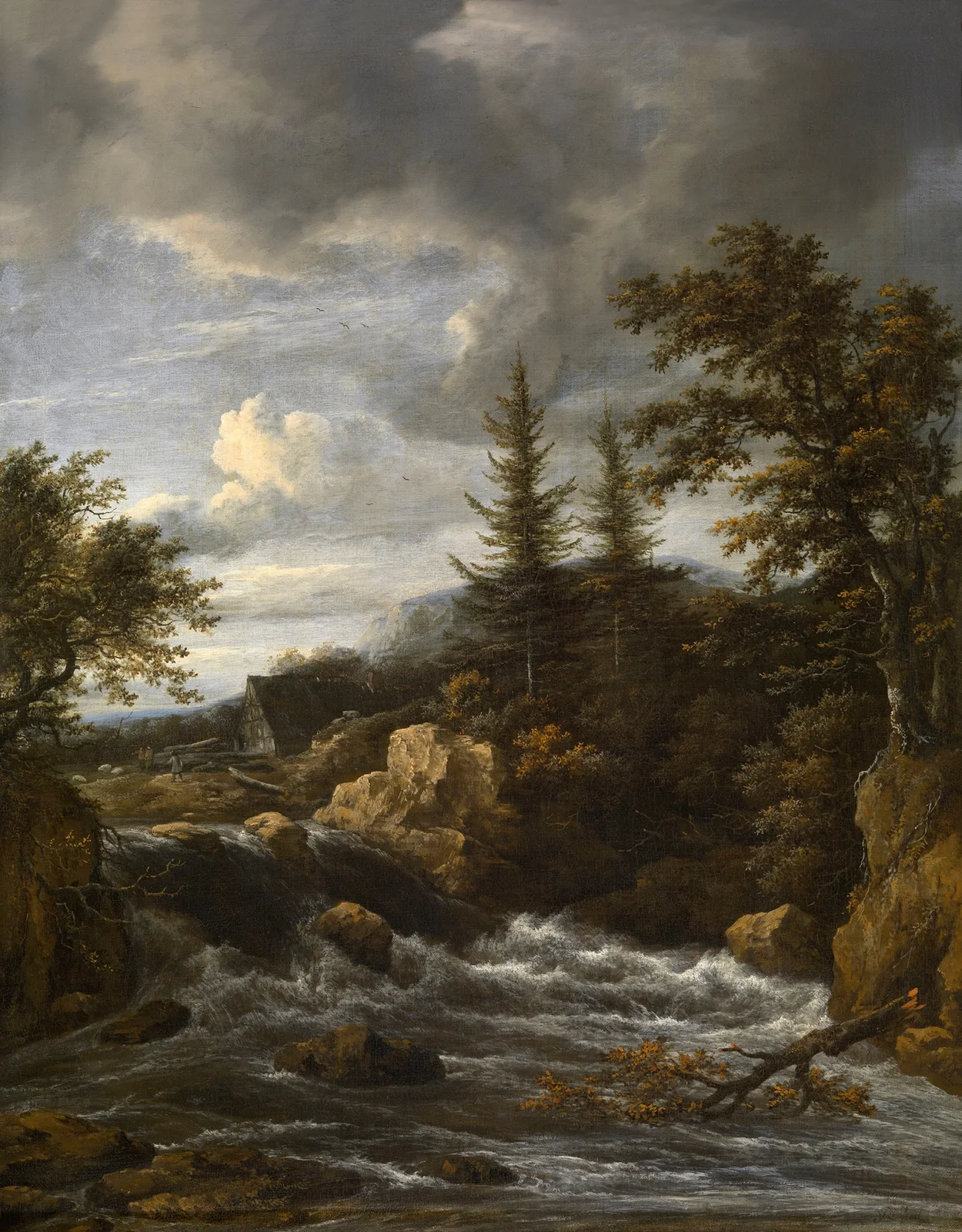 Waterfall in Norway av Jacob van Ruisdael