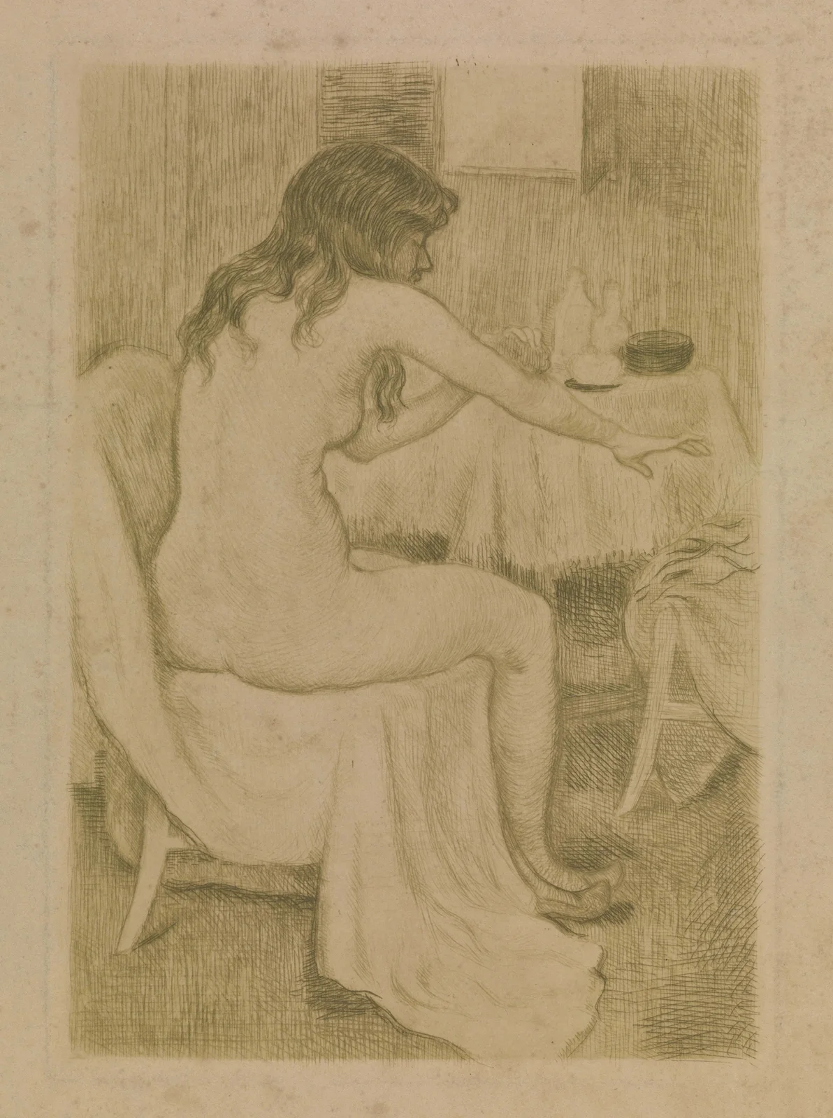 Het toilet av Theo van Rysselberghe