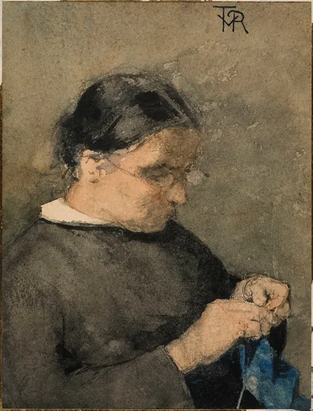 The Artist’s Grandmother av Theo van Rysselberghe
