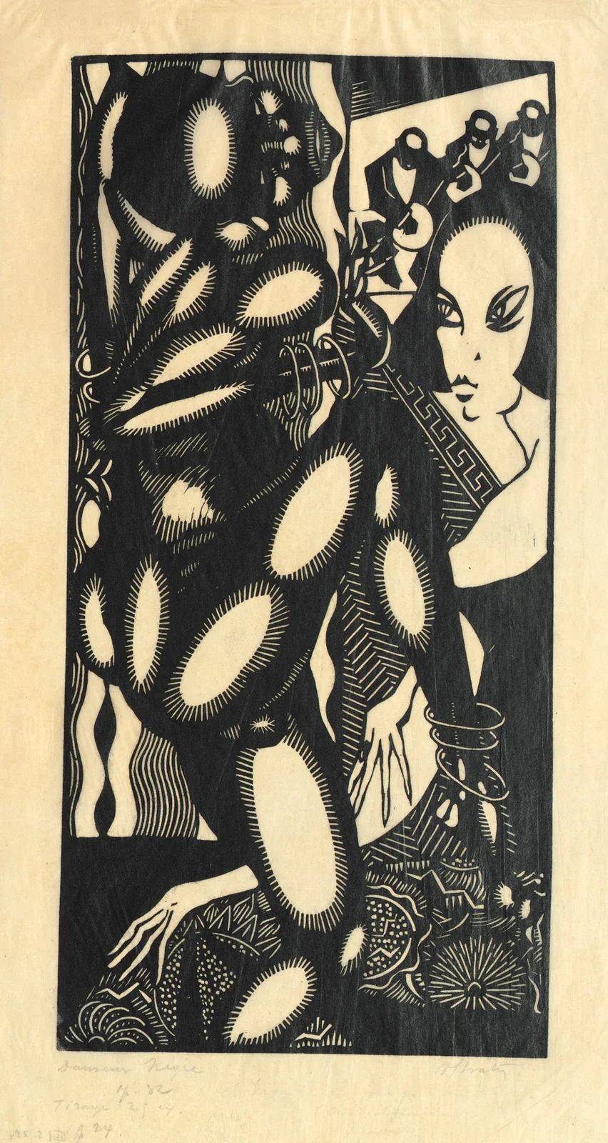 Danseur nègre av Henri Van Straten