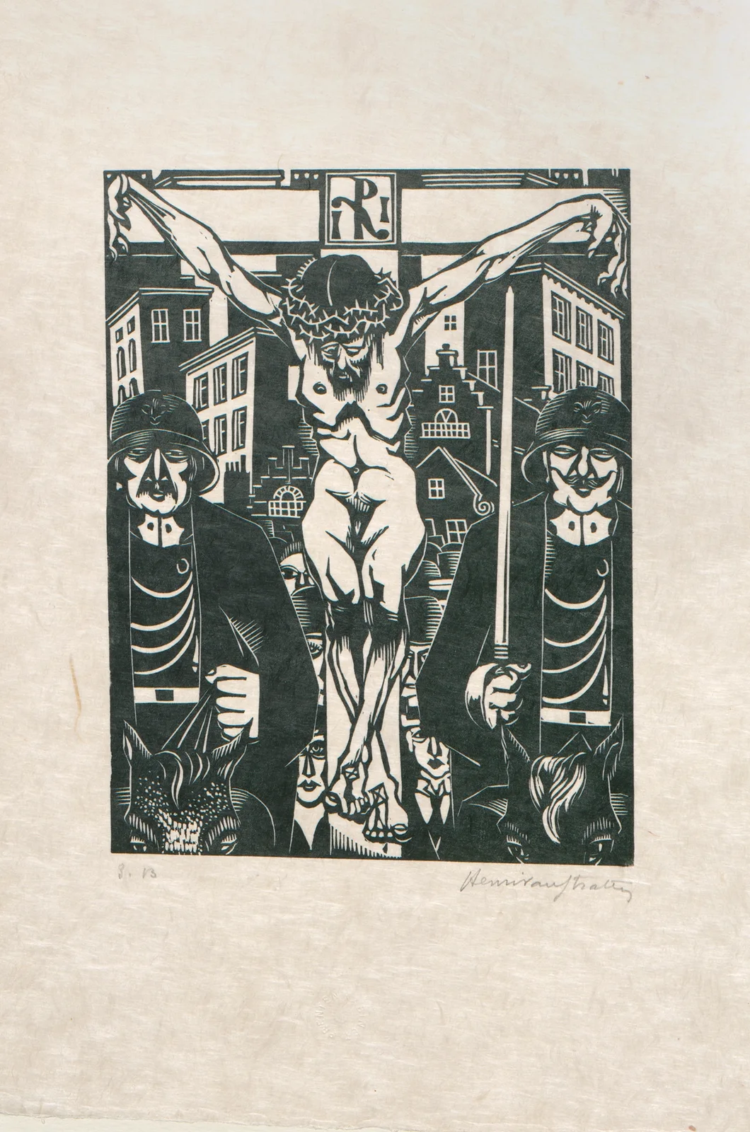 De Kruisweg Pl.10 av Henri Van Straten