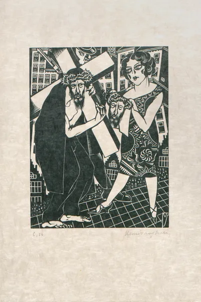 De Kruisweg Pl.4 av Henri Van Straten