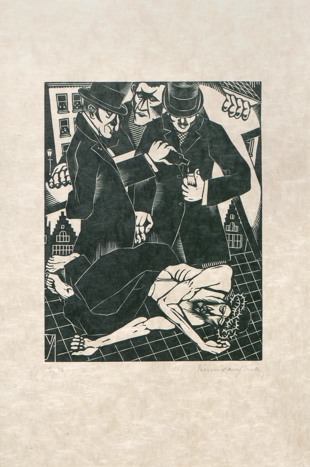 De Kruisweg Pl.7 av Henri Van Straten