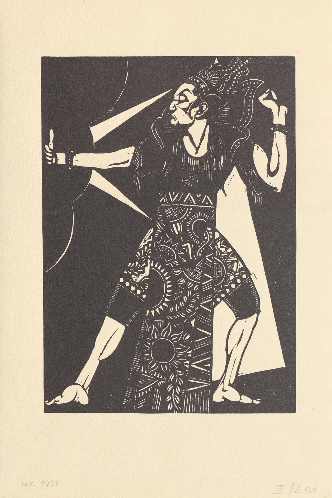 Javaanse danser av Henri Van Straten