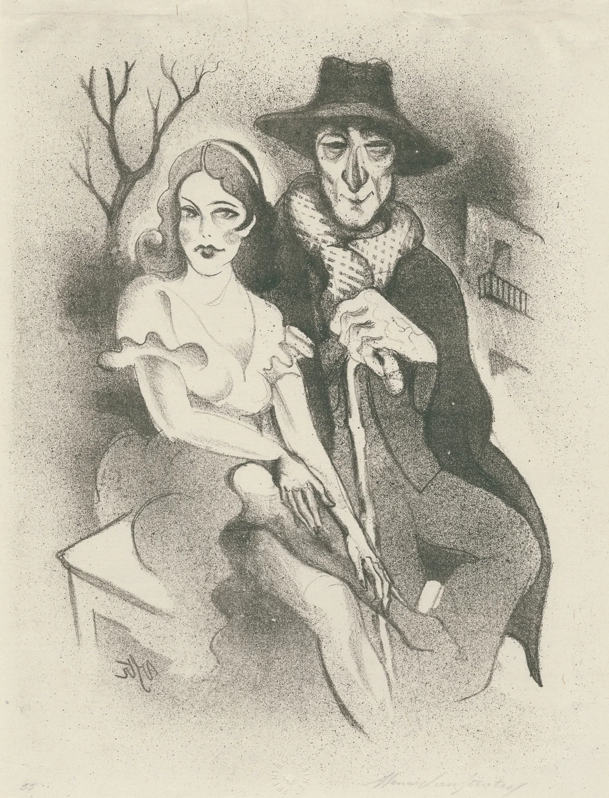 Lente (20th century) av Henri Van Straten