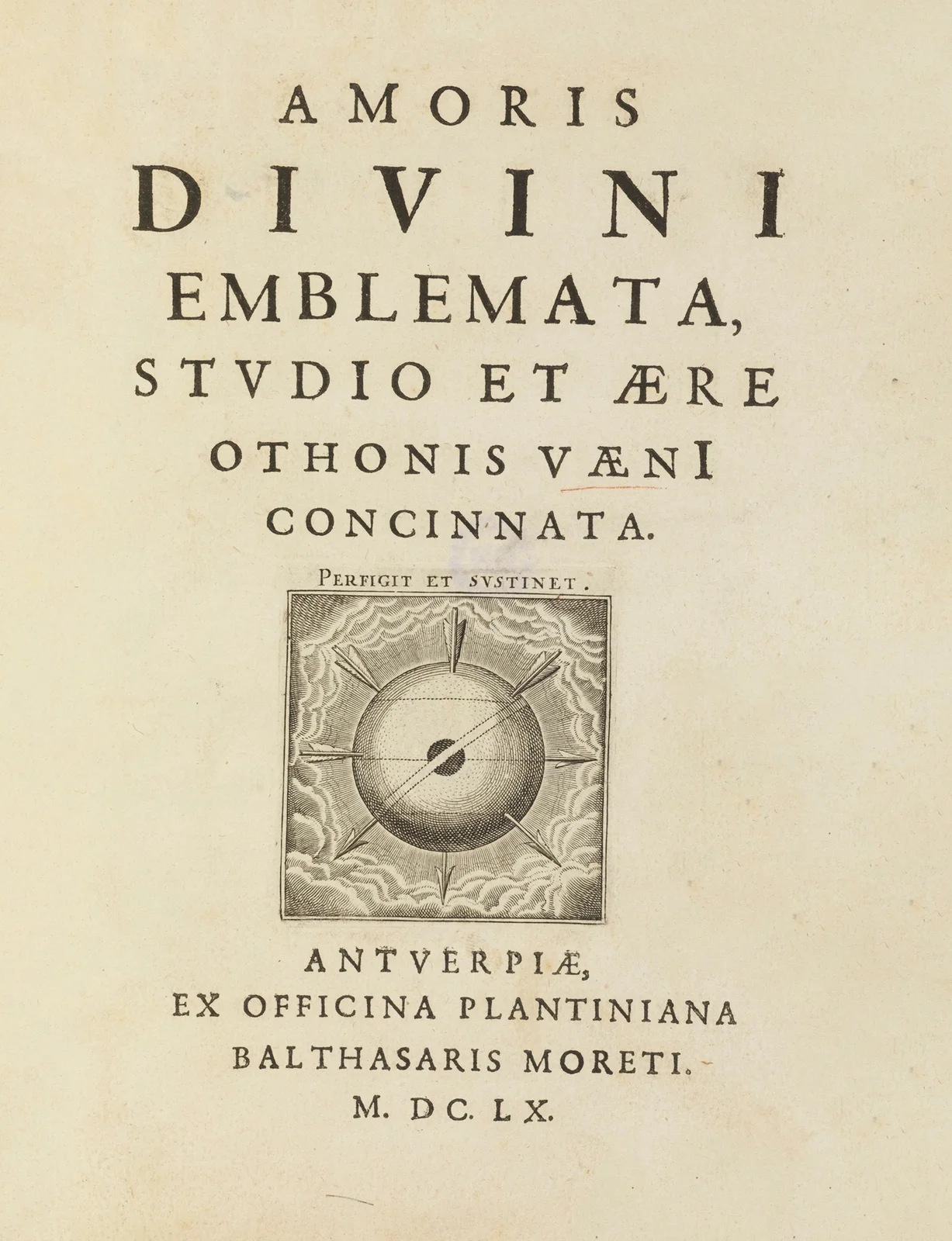 Amoris divini emblemata Pl.01 av Otto van Veen
