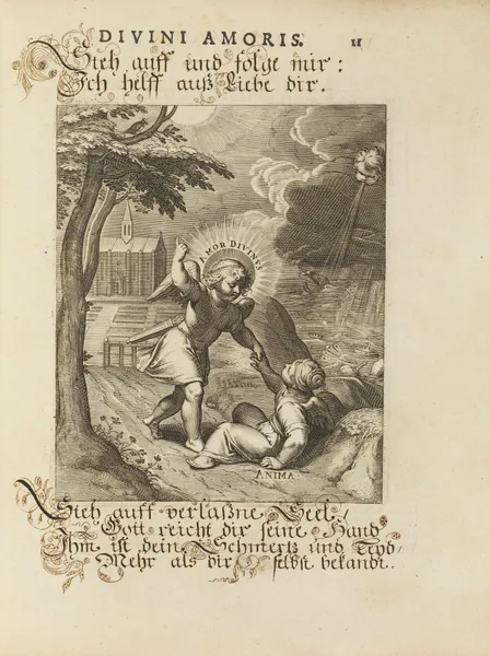 Amoris divini emblemata Pl.03 av Otto van Veen