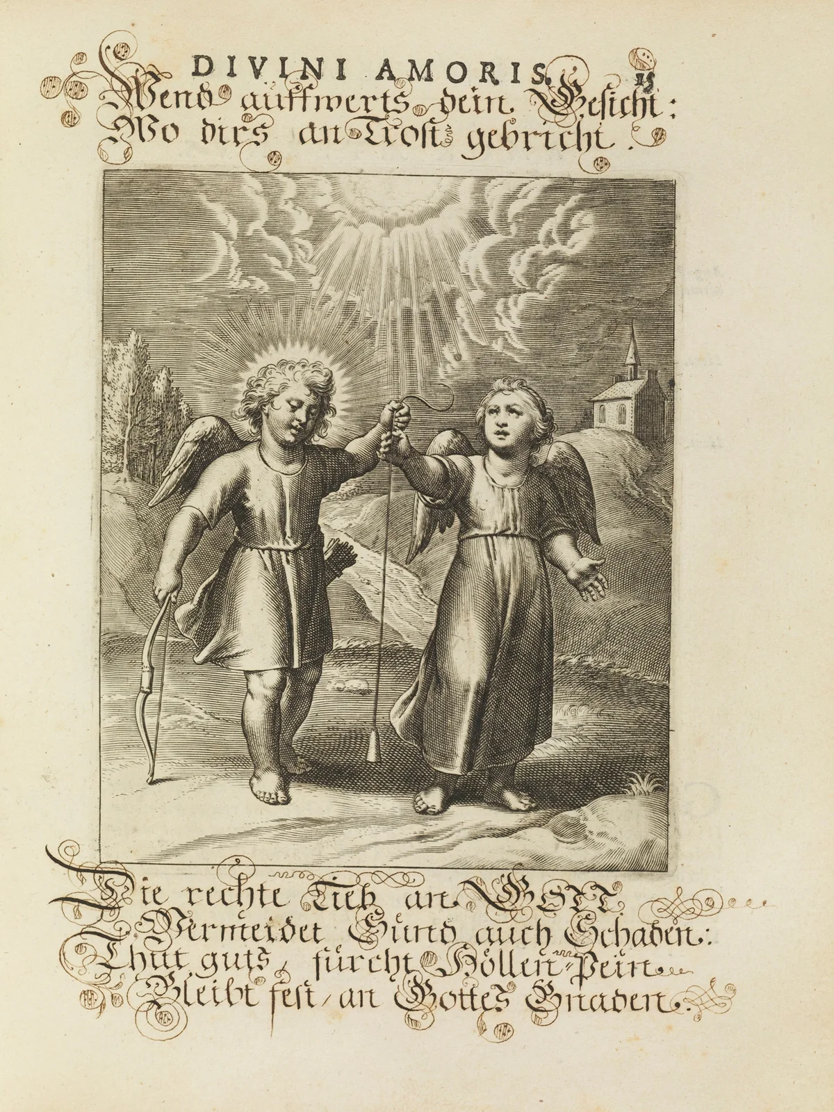 Amoris divini emblemata Pl.05 av Otto van Veen