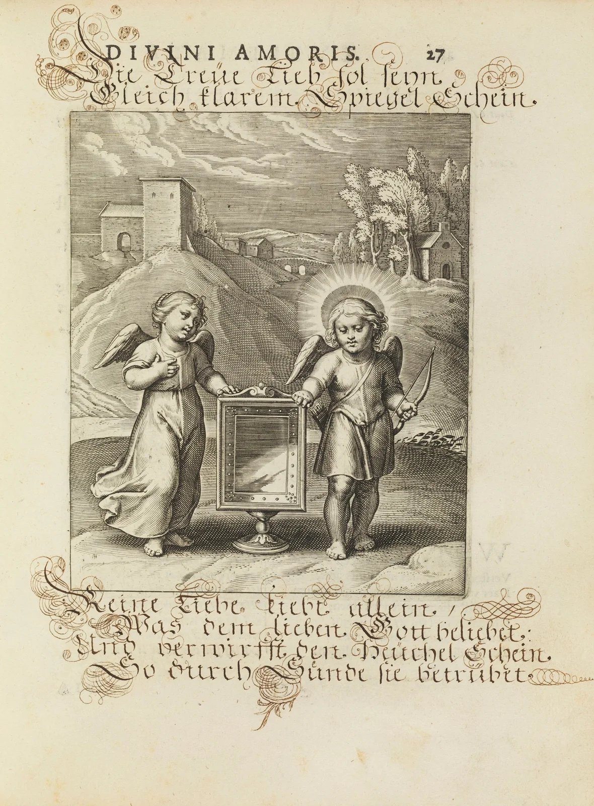Amoris divini emblemata Pl.11 av Otto van Veen